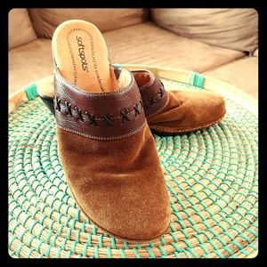 Softspots Suede Mules 10M